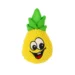 Pluszowa zabawka Ananas dla psa na białym tle